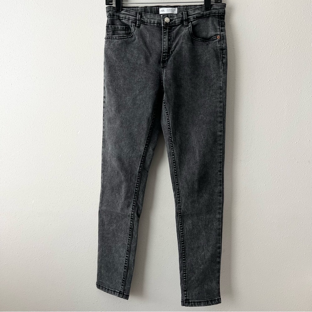 Zara black wash jeans (like new)